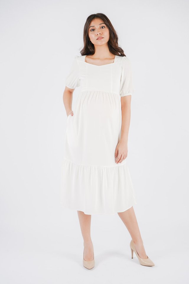 Clarissa Midi Maternity Dress